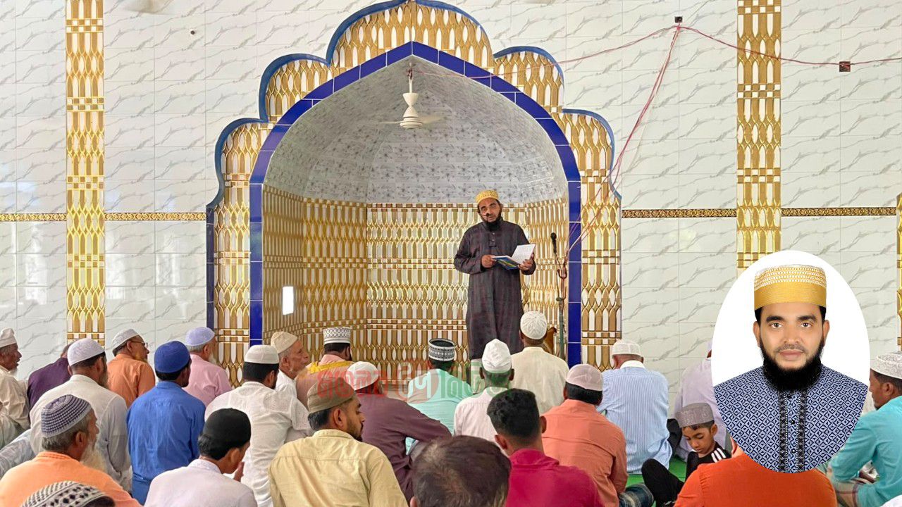 মতলব উত্তরে দক্ষিণ খাগুরিয়া জামে মসজিদে চেয়ারম্যান পদপ্রার্থী মিজানুর রহমান মিরান এর জুম্মার বয়ান