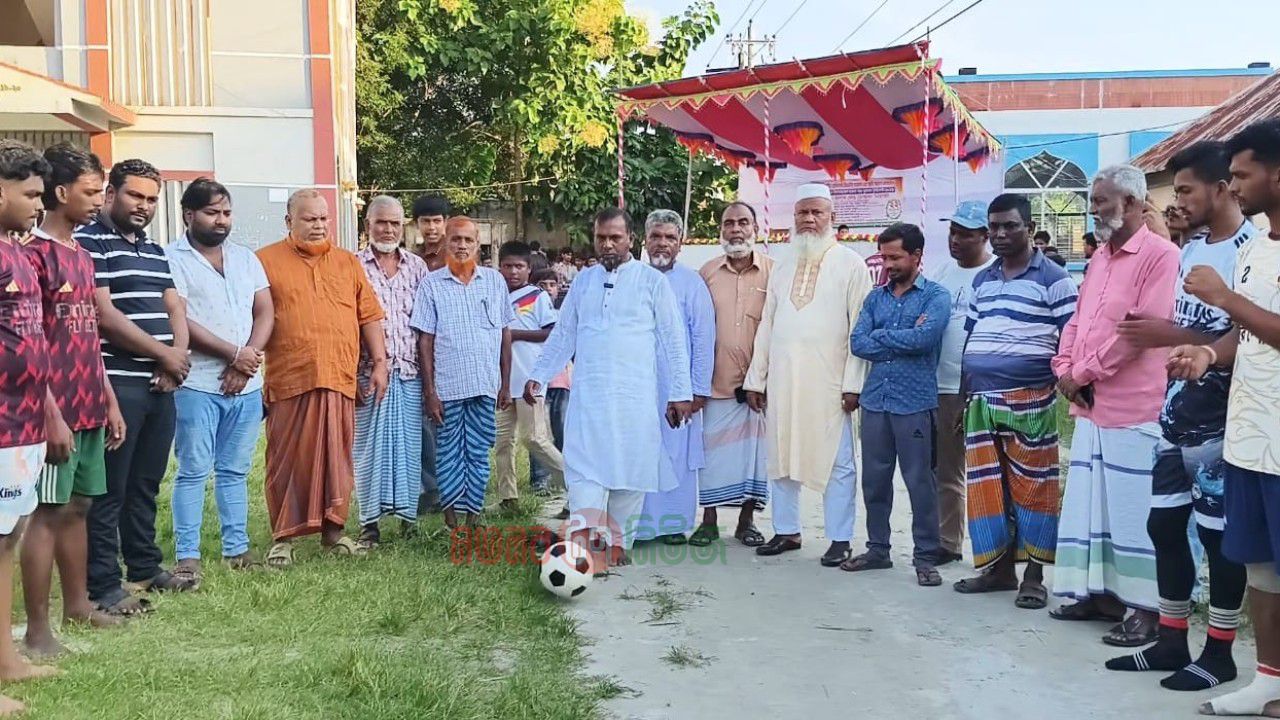 খেলাধুলাই পারে সমাজ কে মাদকমুক্ত করতে : মোস্তফা মিয়াজী